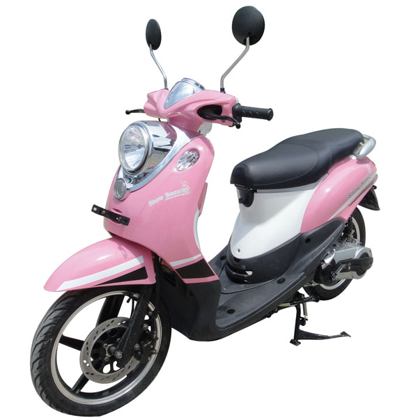 Pink Motor Scooter