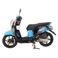 China Melhores 125cc ciclomotor Scooter azul 